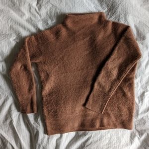 Vince boiled cashmere funnel neck sweater, xs